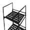Organize It All Espresso 5 Tier Square Freestanding Shelf